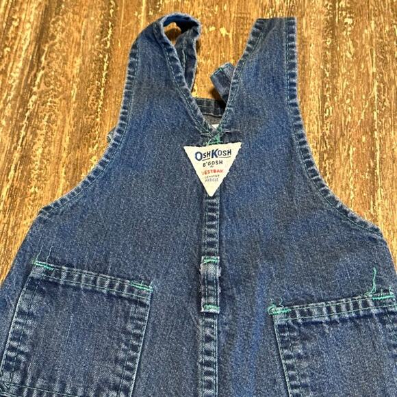 Vintage OshKosh B'Gosh Teddy Bear Corps Denim Overalls, 18 Months - Picture 7 of 9